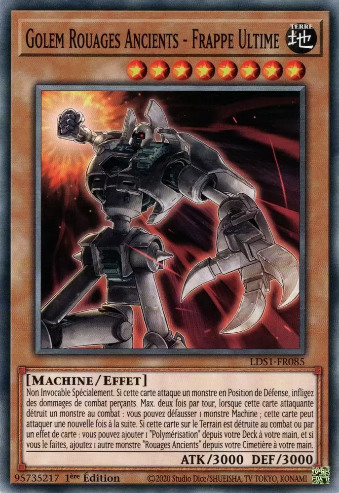 Duellistes Légendaires : Saison 1 [LDS1] - Golem Rouages Ancients - Frappe Ultime