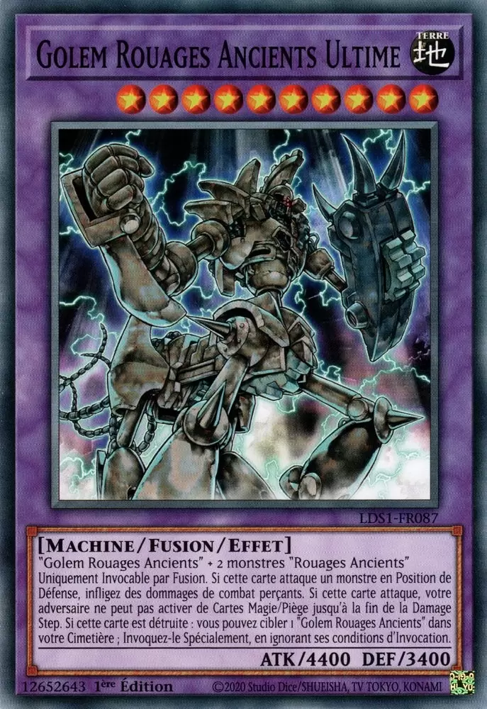 Duellistes Légendaires : Saison 1 [LDS1] - Golem Rouages Ancients Ultime