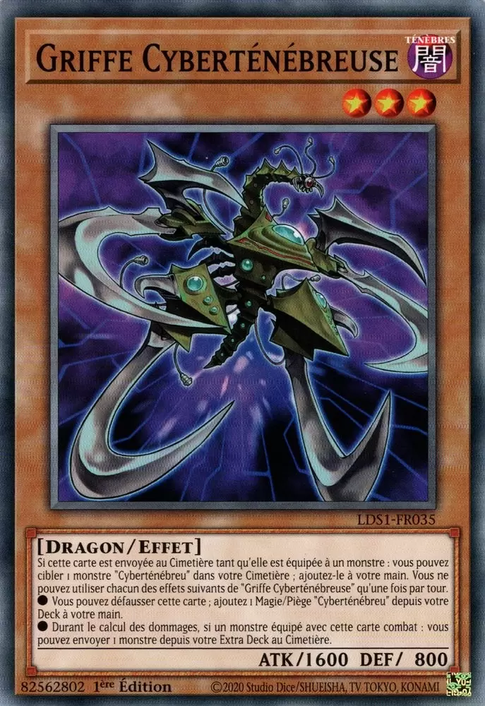 Duellistes Légendaires : Saison 1 [LDS1] - Griffe Cyberténébreuse