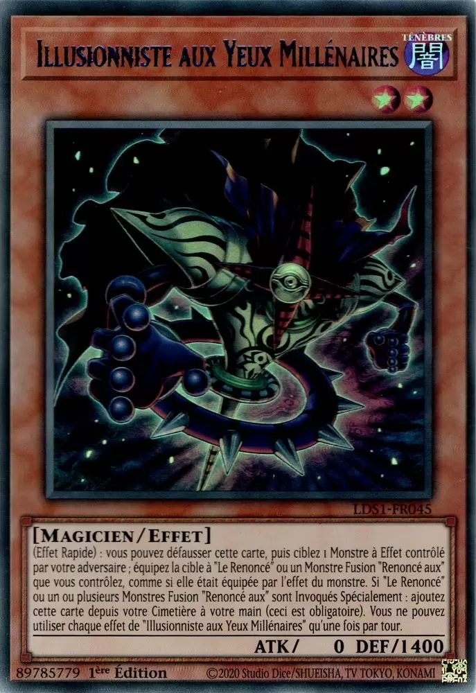 Duellistes Légendaires : Saison 1 [LDS1] - Illusionniste aux Yeux Millénaires