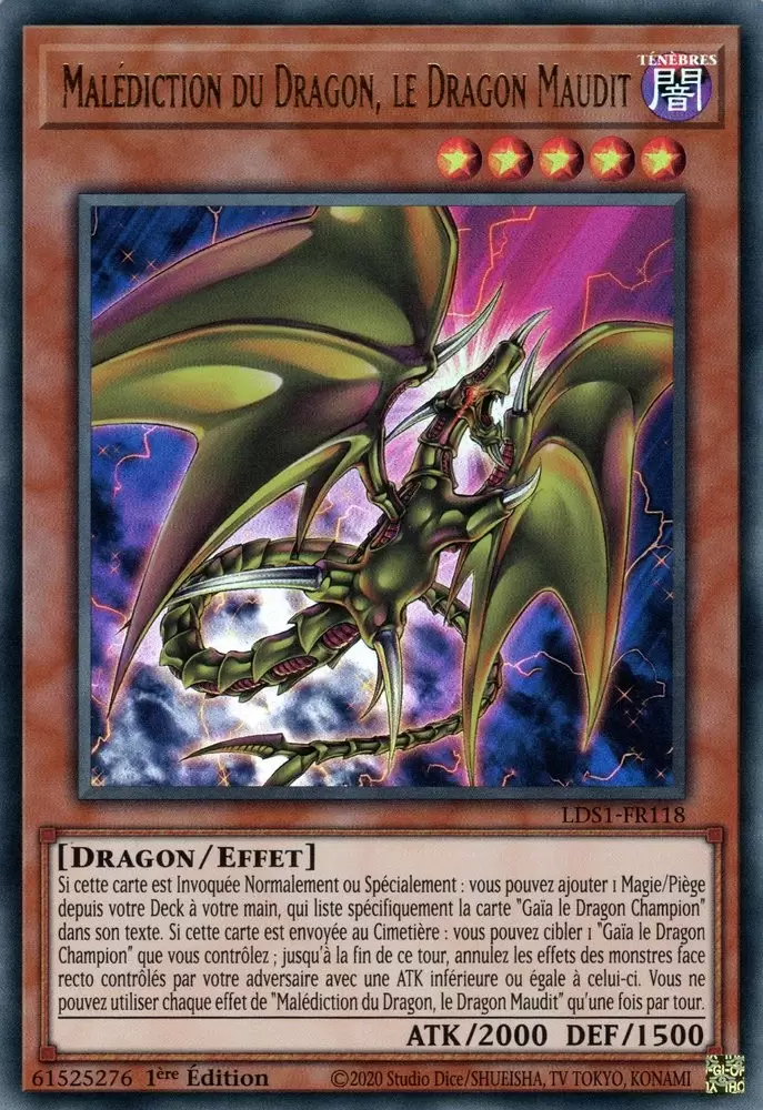 Duellistes Légendaires : Saison 1 [LDS1] - Malédiction du Dragon, le Dragon Maudit