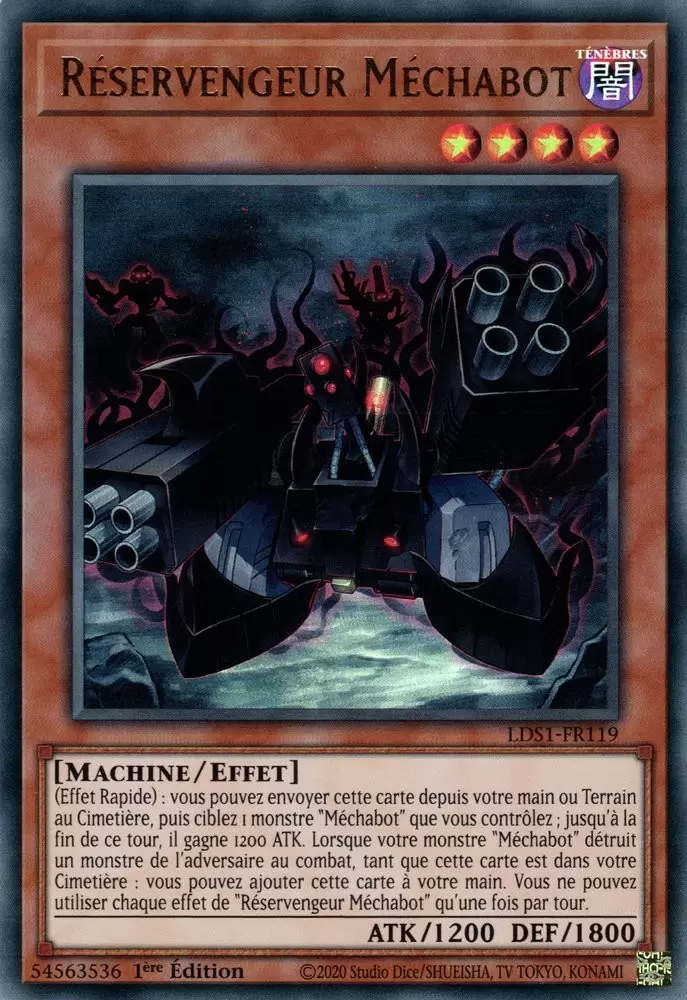 Duellistes Légendaires : Saison 1 [LDS1] - Réservengeur Méchabot