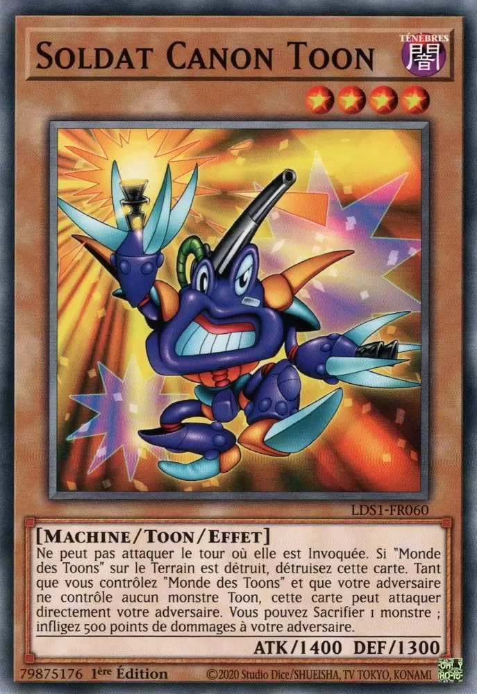 Duellistes Légendaires : Saison 1 [LDS1] - Soldat Canon Toon
