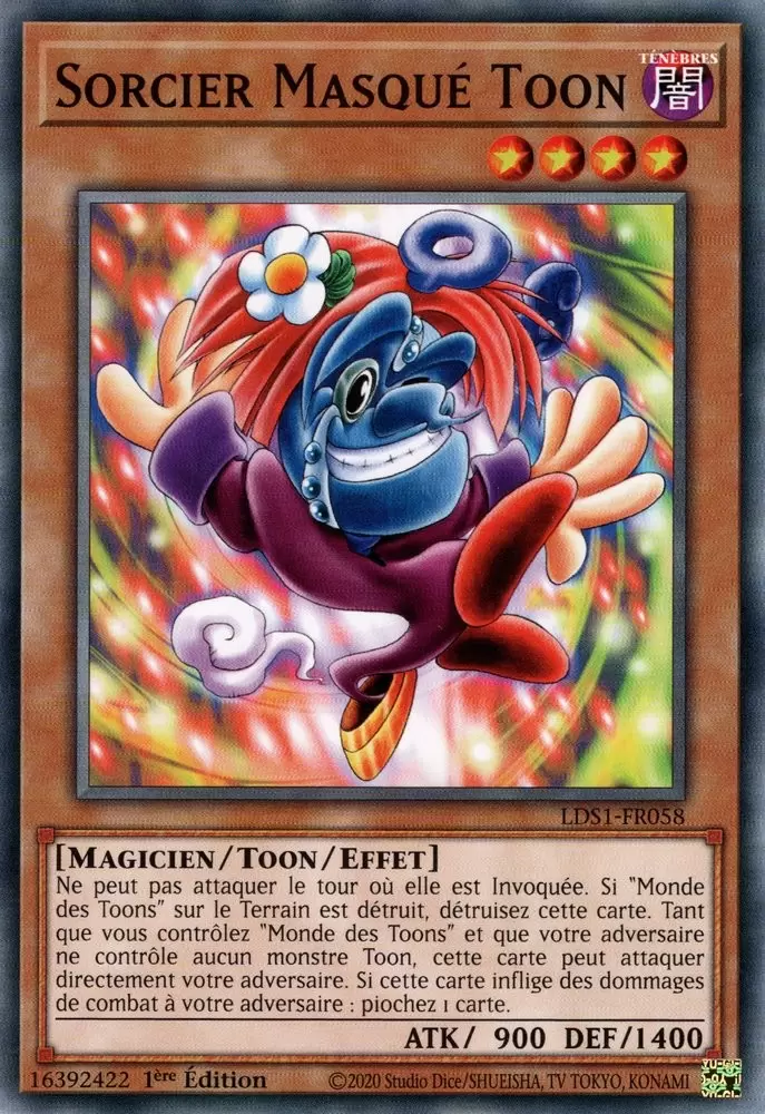 Duellistes Légendaires : Saison 1 [LDS1] - Sorcier Masqué Toon