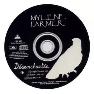 Mylène Farmer - Désenchantée CD Promo Canada Francophone