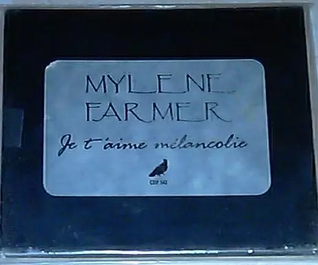 Mylène Farmer - Je t\'aime mélancolie CD Promo Canada