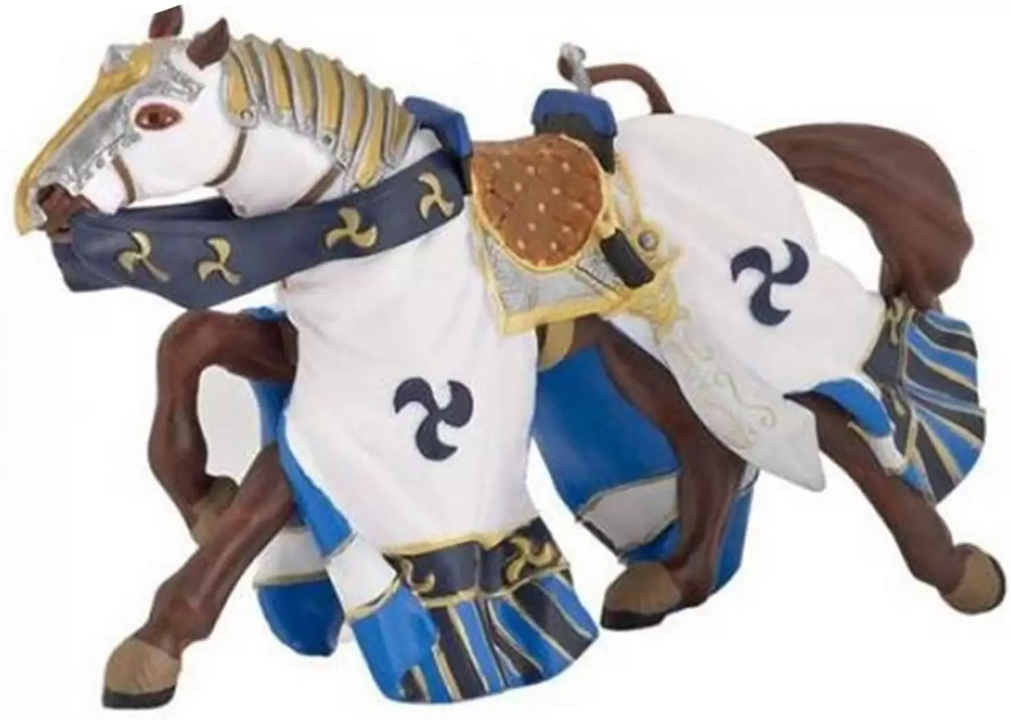 PAPO - Cheval du chevalier ottoman bleu