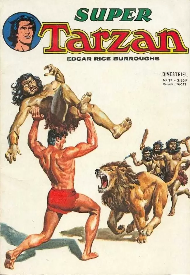 Super Tarzan - 1ère série (Sagédition) - Le lion d\'or