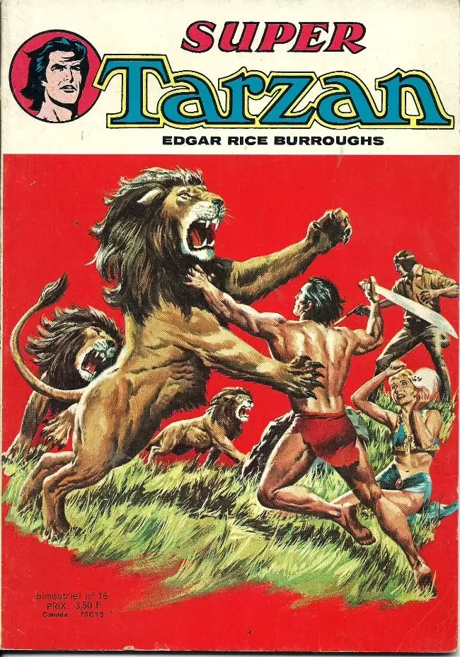 Super Tarzan - 1ère série (Sagédition) - Les lions de Xakar
