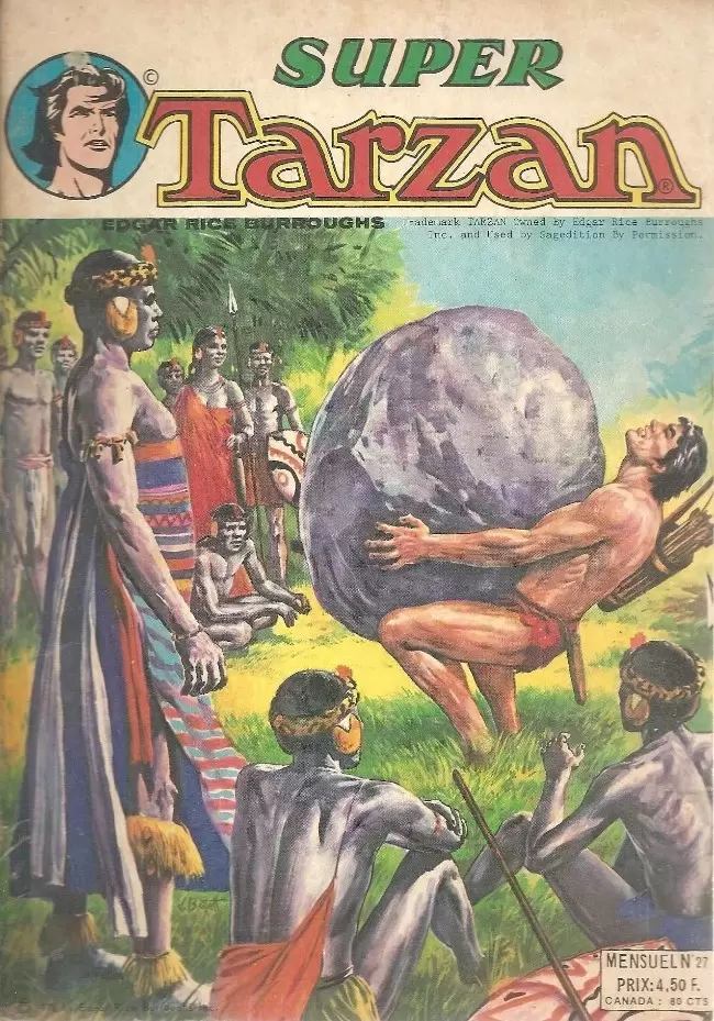 Super Tarzan - 1ère série (Sagédition) - Les griffes de la mort