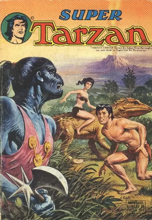 Super Tarzan - 1ère série (Sagédition) - Pellucidar, monde de périls 3 et 4