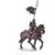Chevalier dragon à cheval avec lance
