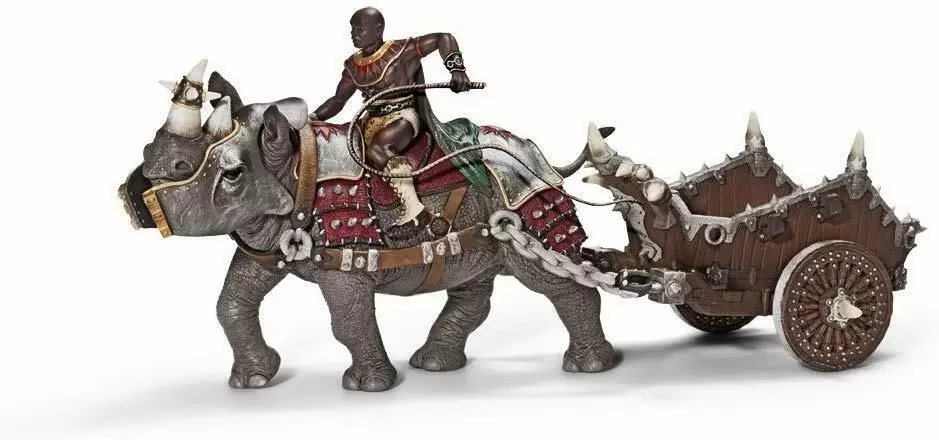 Ritter - Monde des Chevaliers - Gladiateur avec rhinocéros de combat