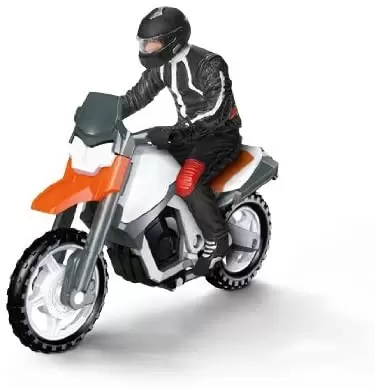 Farm World - Schleich - Moto avec conducteur