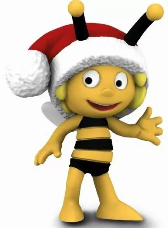 Maya L\'Abeille - Maya l\'abeille - bonnet de Noël