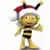 Maya l'abeille - bonnet de Noël