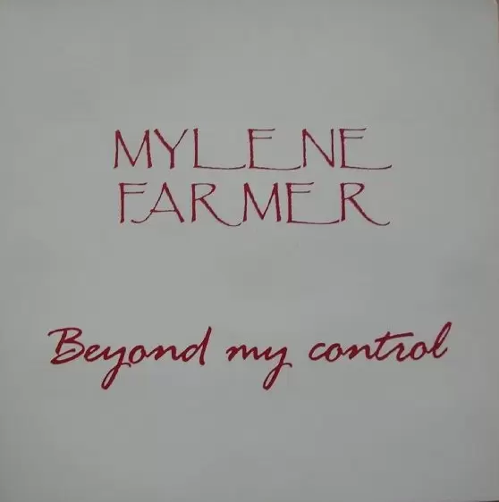 Mylène Farmer - Beyond my control CD Promo Luxe France
