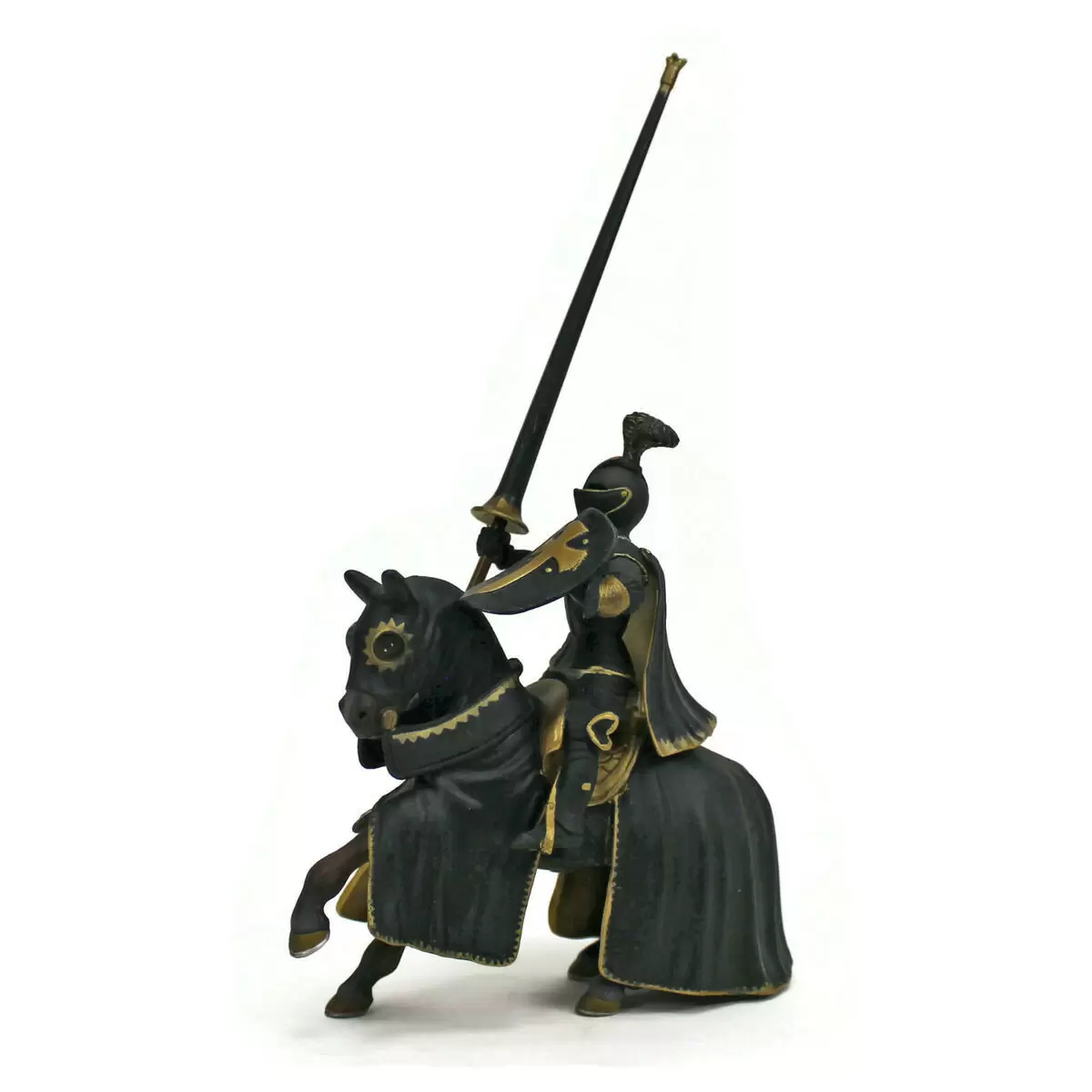 Ritter - Monde des Chevaliers - Chevalier Noir à Cheval