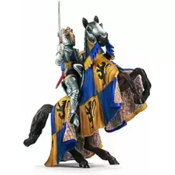 Prince à cheval se cabrant