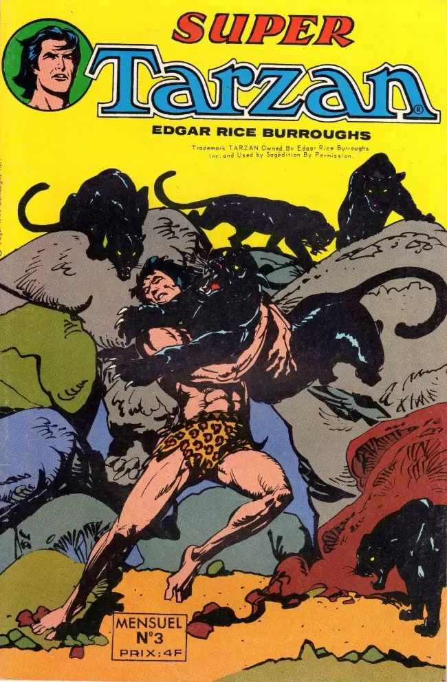 Super Tarzan - 2ème série (Sagédition) - Le chasseur noir