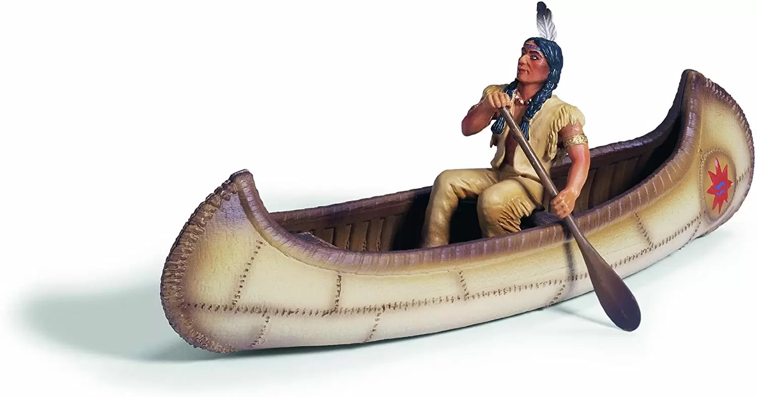 Wild West - Sioux dans canoé