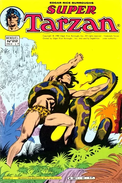 Super Tarzan - 2ème série (Sagédition) - L\'odeur mystérieuse