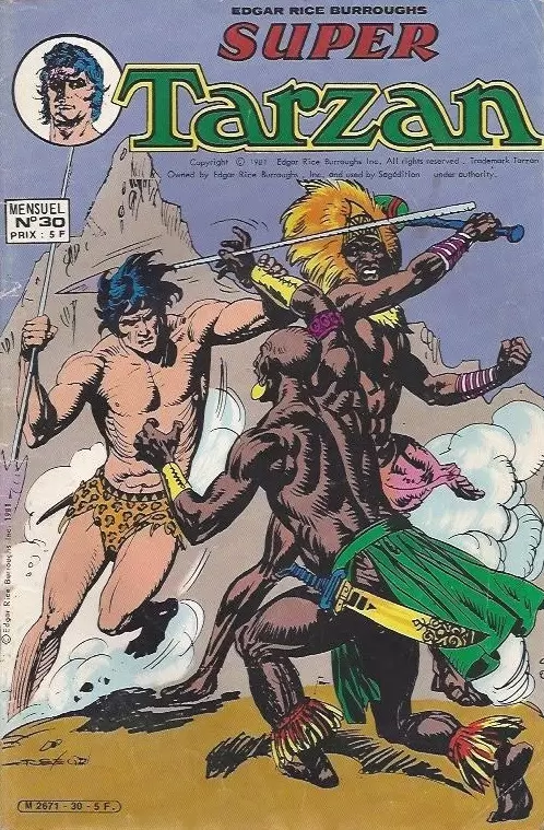 Super Tarzan - 2ème série (Sagédition) - La plume blanche