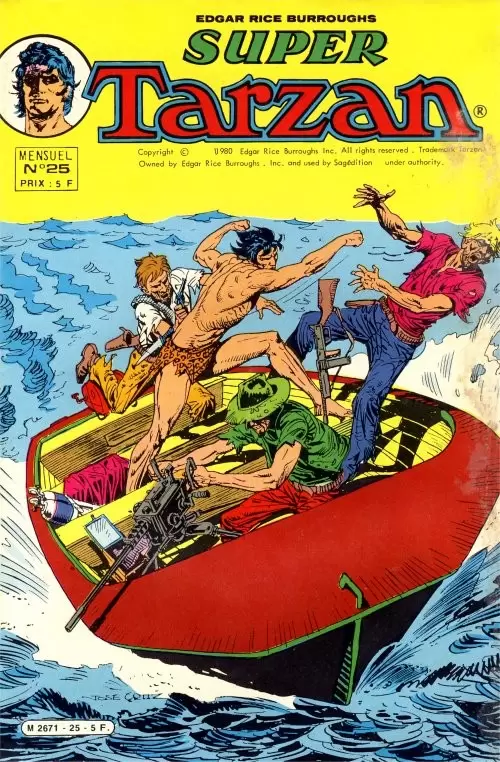 Super Tarzan - 2ème série (Sagédition) - Un de nos sous-marins est porté manquant !