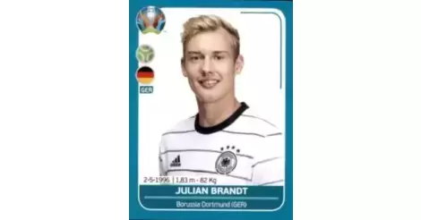 444 Julian Brandt GER Germany Bild NEU Panini Sticker Fußball WM 2018 Russia Nr 