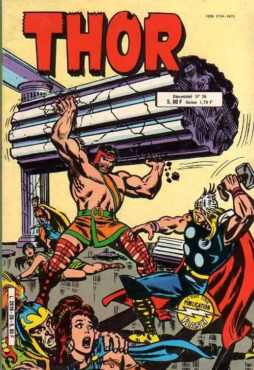 Thor 1ère série (Collection Flash) - La flamme des Titans (Les Vengeurs)