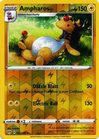 Darkness Ablaze - Ampharos Reverse