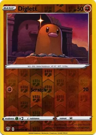 Darkness Ablaze - Diglett Reverse