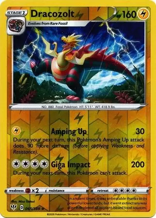 Darkness Ablaze - Dracozolt Reverse