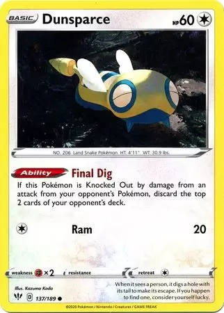 Darkness Ablaze - Dunsparce