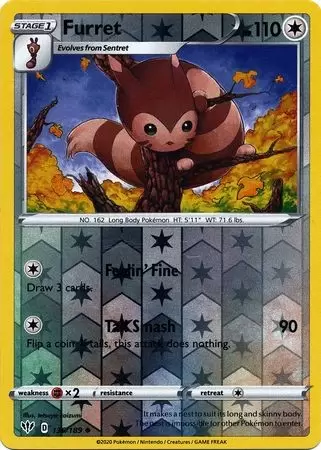 Darkness Ablaze - Furret Reverse