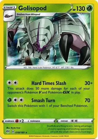 Darkness Ablaze - Golisopod Holo