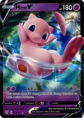 Mew V - Darkness Ablaze Pokémon card 069/189