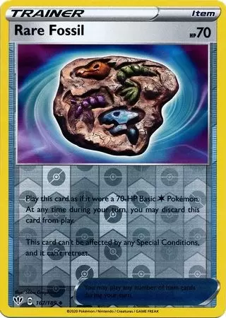 Darkness Ablaze - Rare Fossil Reverse