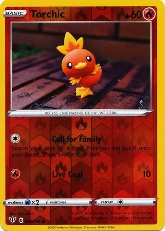 Darkness Ablaze - Torchic Reverse