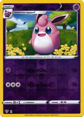 Darkness Ablaze - Wigglytuff Reverse