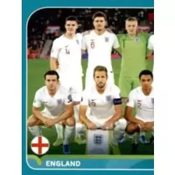 Line-up (puzzle 1) - England