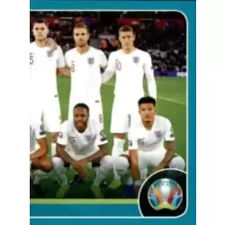 Line-up (puzzle 2) - England