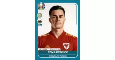 WAL26 Panini UEFA Euro 2020 Preview Tom Lawrence Wales No 