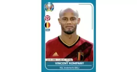 Sticker 2 Vincent Kompany Panini Road to UEFA Euro 2016 