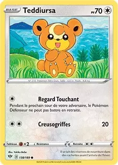 Ténèbres Embrasées - Teddiursa