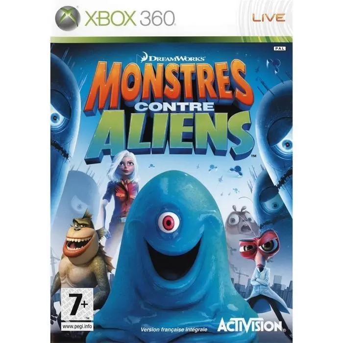 XBOX 360 Games - Monstres Contre Aliens