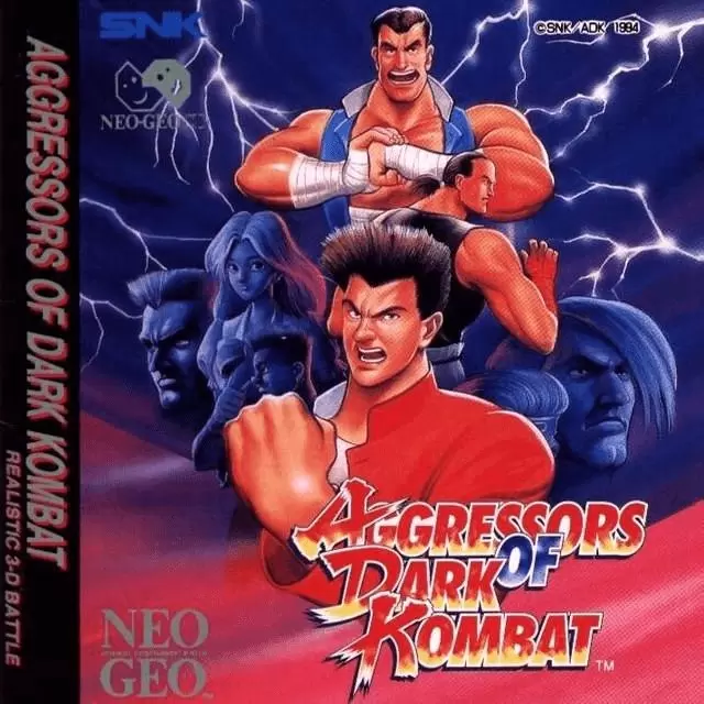 Neo Geo CD - Aggressors of Dark Kombat / Tsuukai GANGAN Koushinkyoku