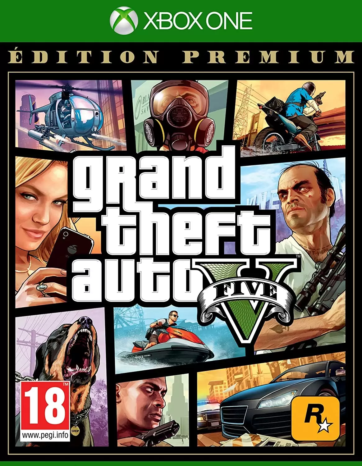 Jeux XBOX One - GTA 5 : Edition Premium
