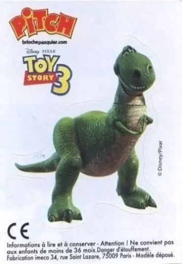 Carte pitch toy story 3 - Rex