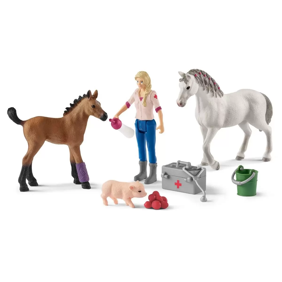 Farm World - Visite du vétérinaire pour la jument et le poulain